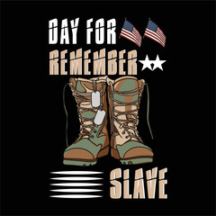 best happy remembrance day t shirt design vector