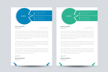 Corporate Modern Letterhead Design Template