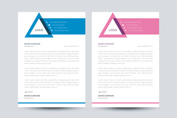 Corporate Modern Letterhead Design Template