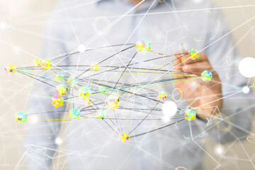 conference Digital Network and data concept 3d