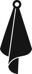 Handkerchief icon simple vector. Napkin towel. Fabric tissue