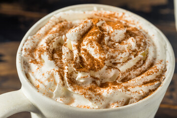 Warm Pumpkin Spice Latte