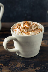 Warm Pumpkin Spice Latte