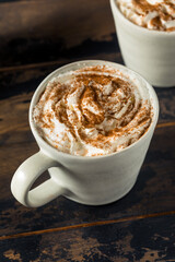 Warm Pumpkin Spice Latte