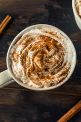 Warm Pumpkin Spice Latte
