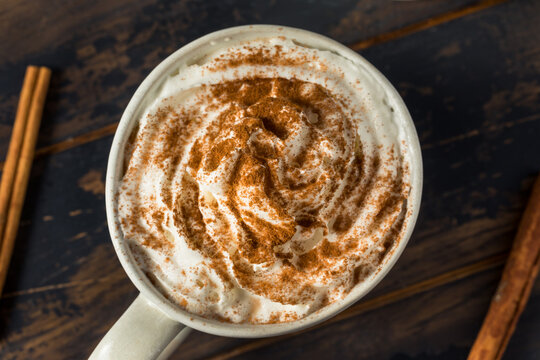 Warm Pumpkin Spice Latte