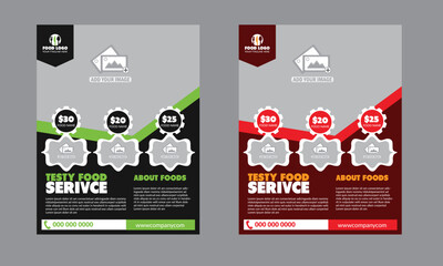 Fast Food Flyer Design Template