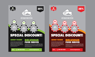 Fast Food Flyer Design Template