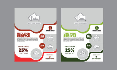 Fast Food Flyer Design Template