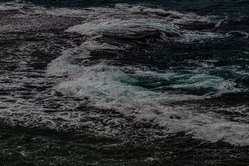 water on the beach waves