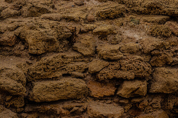stone wall background close up