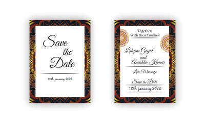 Luxury Wedding Invitation Card Design
invitation template