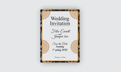 Luxury Wedding Invitation Card Design
invitation template