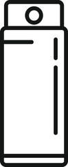 Sprayer icon outline vector. Air spray. Cosmetic scent