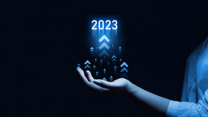 Increase business graph future growth of year 2022 to 2023. Planning,opportunity, challenge and...