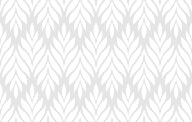 Geometric seamless pattern with leaves. Abstract floral background. Vector illustration.