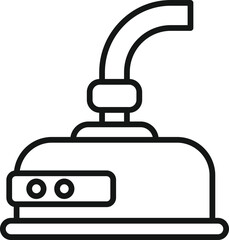 Pool pump icon outline vector. Water cleaning. Sea swim