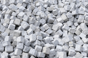 Granite paving stones