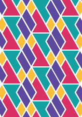seamless geometric pattern with shapes