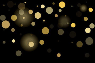 Gold glitter confetti, great design for any purpose. Party decor.