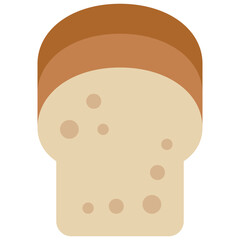 bread flat icon
