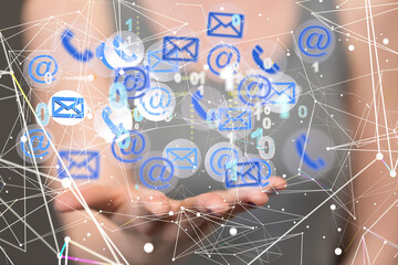 Mail Communication Connection message to mailing