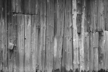 Old grey wooden board. Timber texture