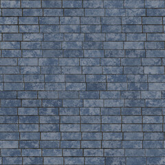 Tile pattern interior- 3D illustration