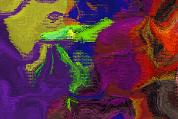 Naklejka premium Background paint brush- abstract wallpaper pattern. Art drawing