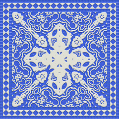 Tile glaze mosaic seamless- 3d illustration decor wall