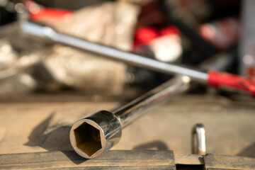 Cross Lug Wrench. Wheel Tire Spanner Car Repair Tools. Garage tools