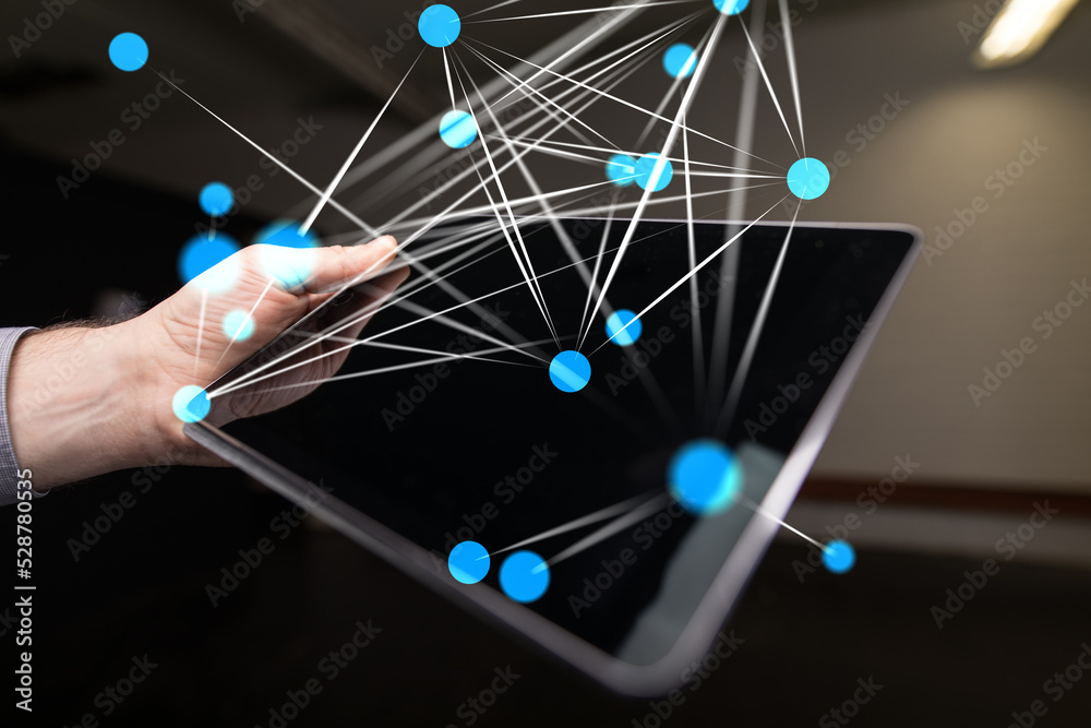 Poster people network structure HR - Human resources management and recruitment