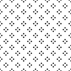 Black and white seamless pattern texture. Greyscale ornamental graphic design. Mosaic ornaments. Pattern template. Vector illustration. EPS10.