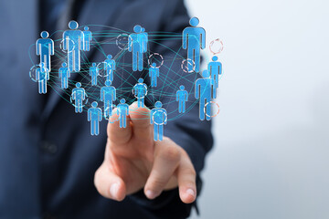 Global network. Blockchain. 3D illustration. Neural networks and artificial intelligence. Abstract