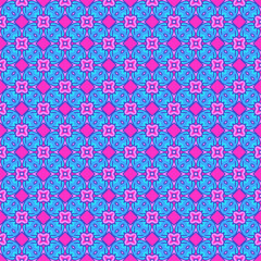 Multi color seamless pattern texture and template. Multicolored. Colorful ornamental graphic design. Colored mosaic ornaments. Vector illustration. EPS10.