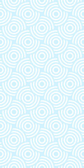 Fototapeta na wymiar Vector seamless pattern with concentric circles. Geometric abstract background.