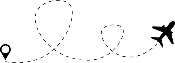 airplane design illustration isolated on transparent background 