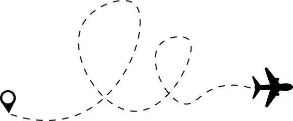 airplane design illustration isolated on transparent background 