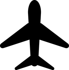 airplane vector design illustration isolated on transparent background