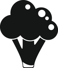 Broccoli icon simple vector. Vegetable cabbage. Vegetable food