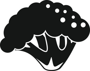 Plant brocoli icon simple vector. Vegetable cabbage. Sweet salad
