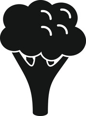 Piece brocoli icon simple vector. Cabbage food. Sweet vegan