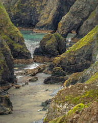 A view of  coastline of Copper Coast Geopark