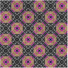 Abstract ethnic rug ornamental seamless pattern.Perfect for fashion, textile design, cute themed fabric, on wall paper, wrapping paper, fabrics and home decor.