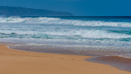 waves on the beach