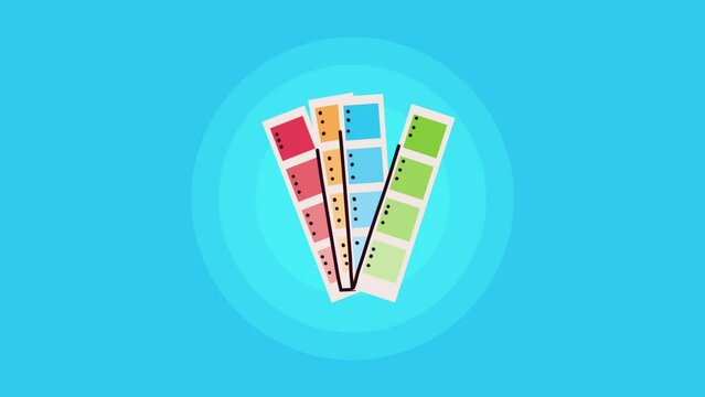 graphic design pallette tool animation