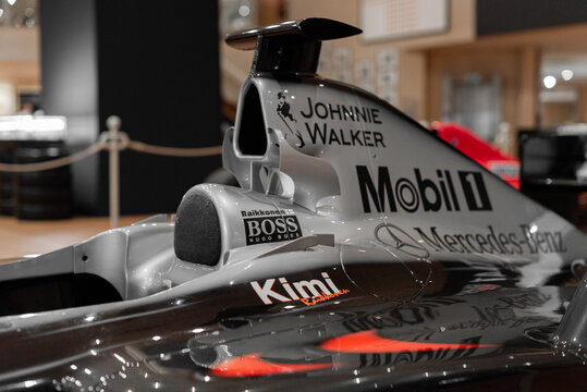 F1 Race Car MP4 -16 Mclaren F1 Team 2001 from Kimi Raikkonen at the prince of monaco private car collection museum 