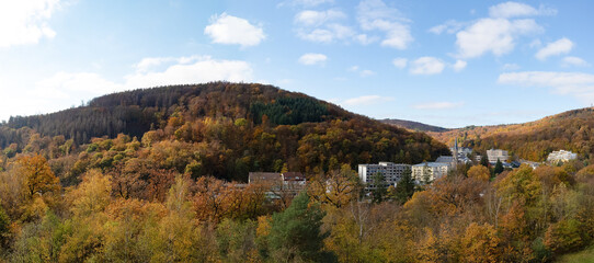 Panorama Schlangenbad im Taunus