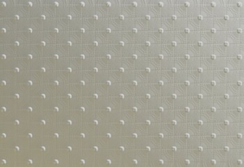 Metallic transparent dots on gray backdrop, gray color geometric pattern texture background