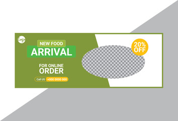 Special Food Menu Banner Template